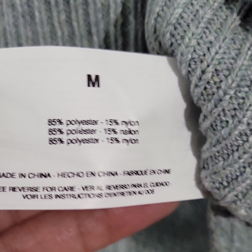 NEW Ella moss Knit Sweater Crewneck Size M - Picture 4 of 6